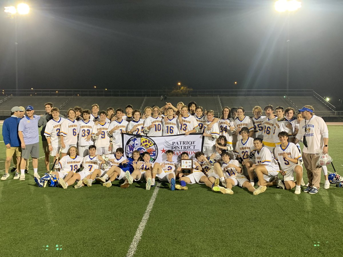 Congratulations Boys Lacrosse!!
Patriot District Champs!!