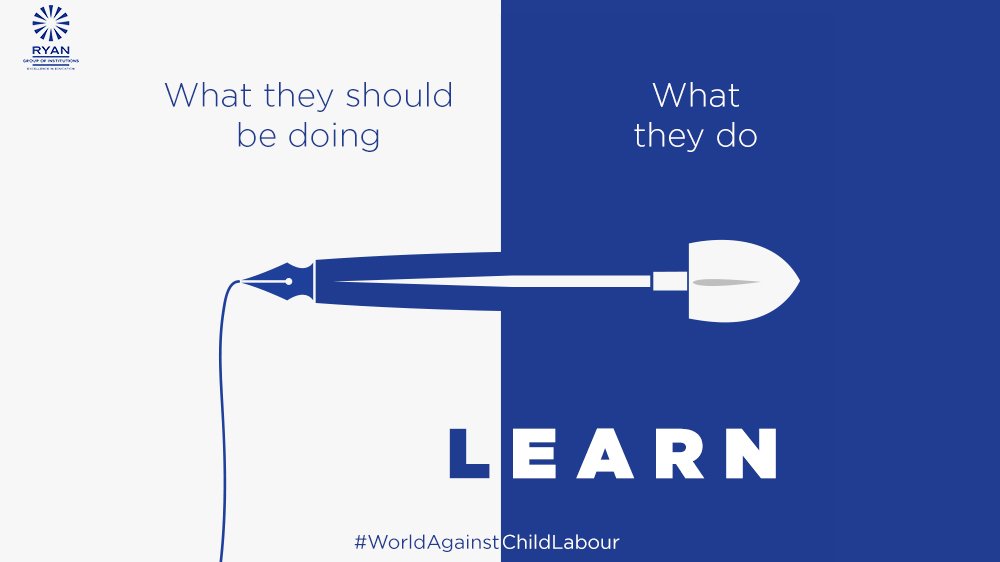 RyanIntlGrp's tweet photo. #ChildLabour continues to be a challenge to many #children. Their #childhood cannot be sold for mere pennies. 

#ActionAgainstChildLabour
#RyanInternationalSchool #WorldAgainstChildLabour2021 #WorldAgainstChildLabour #StopChildLabour https://t.co/xIa4jlNKYs