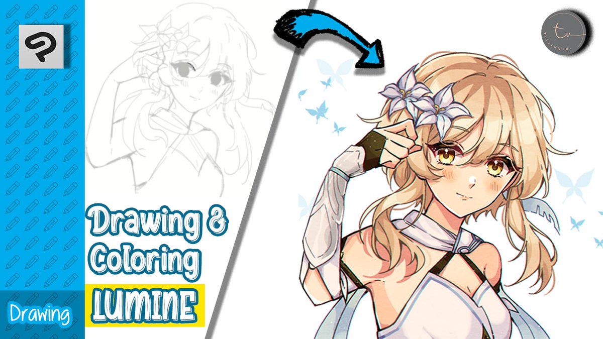 trivia_vid's tweet photo. Hello trivi π
The new video uploaded yesterday. In this video, we draw Lumine from Genshin Impact.
https://t.co/23uQ9ME2HZ
#lumine #genshinimpact #games #triviavid #drawing #CLIPSTUDIOPAINT https://t.co/g3iZIbMucQ
