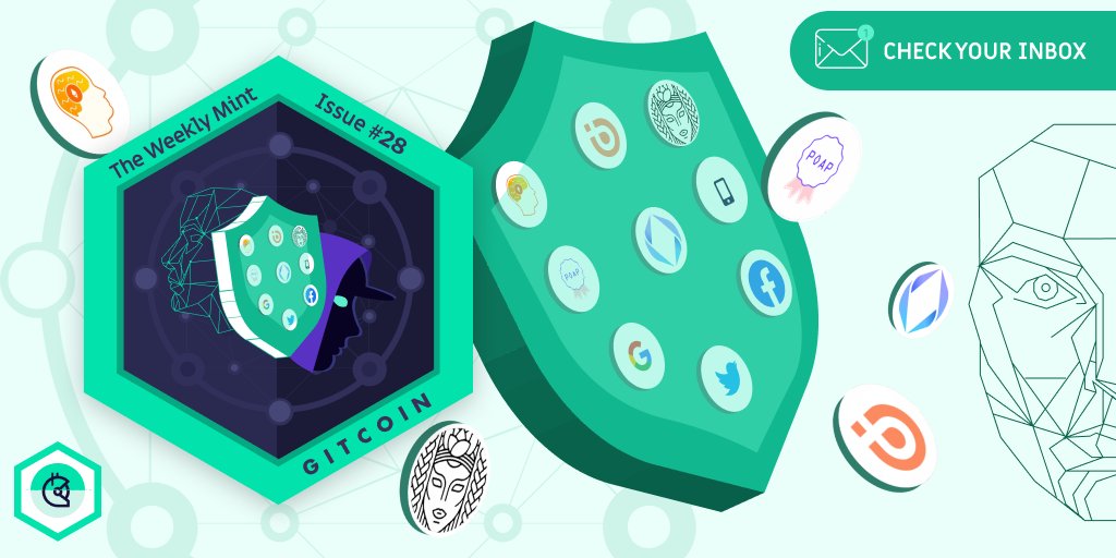 gitcoin's tweet photo. 🚨 Check your inbox 🚨

➡️ The Weekly Mint Issue #28 — GR10 Trust Bonus https://t.co/iChec2UxFK