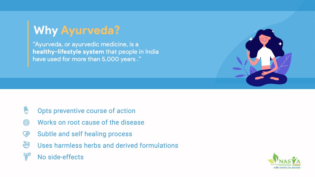 The #Ayurvedic route is all about #wellbeing. It helps us to evolve and #bemore.

#nasya
#HealingWithAyurveda
#Healing #COVID19 
<a href="/moayush/">Ministry of Ayush</a> <a href="/Vibha_India/">Vijnana Bharati</a>