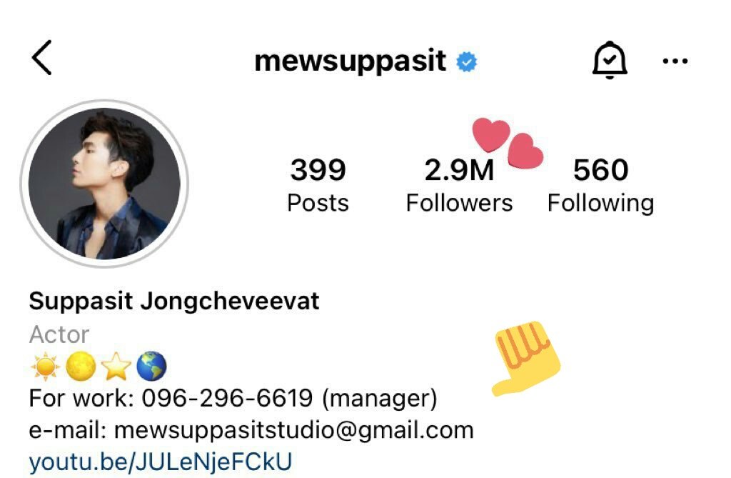 haruyaaaaa's tweet image. you can see the difference, from "for work: direct message/mama" to "for work: manager/email mewsuppasit studio". he started from the bottom😭 you did well mewmew @MSuppasit
#2ล้านเก้าproudofMEW