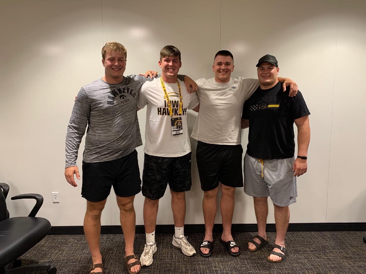 Blair Sanderson on Twitter "Class of 2022 OL Kale Krogh with Iowa