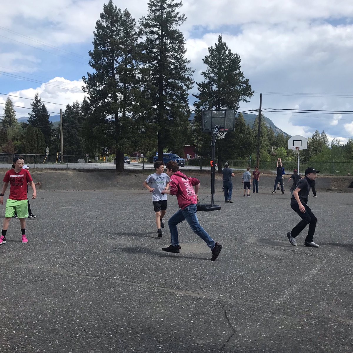 barrsec's tweet photo. Thank you @Kamloops_SD73 for the Legacy Grant! Matching dollar grant to help resurface our basketball court area adjacent to our school building. This is a win for our school community AND for Barriere and area. #itsagreatdaytobeacougar https://t.co/dMqPIEjmGG