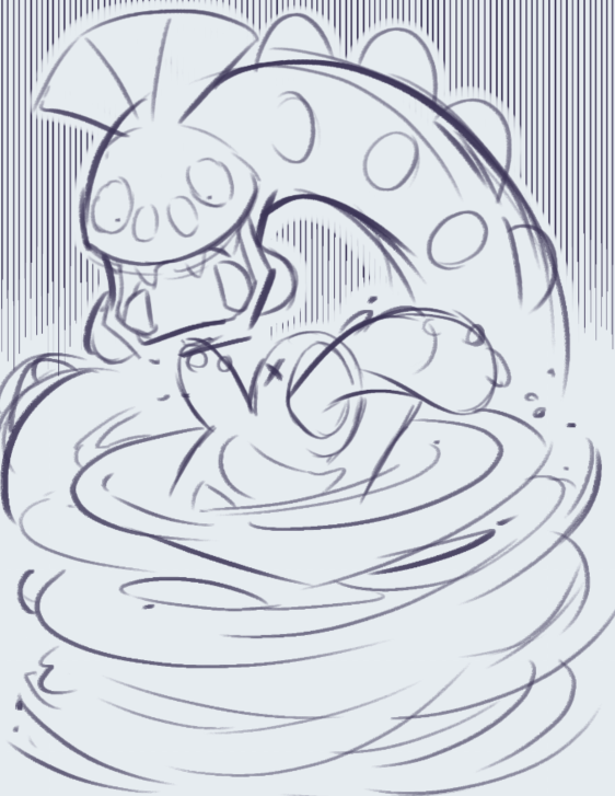 Roughed out some more Pokemon Randomized Nuzlocke comics on stream! 