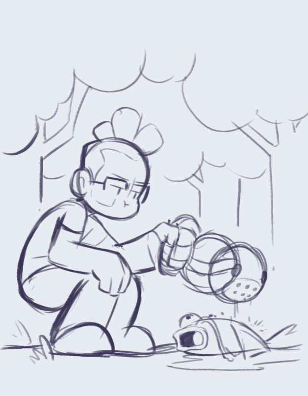 Roughed out some more Pokemon Randomized Nuzlocke comics on stream! 
