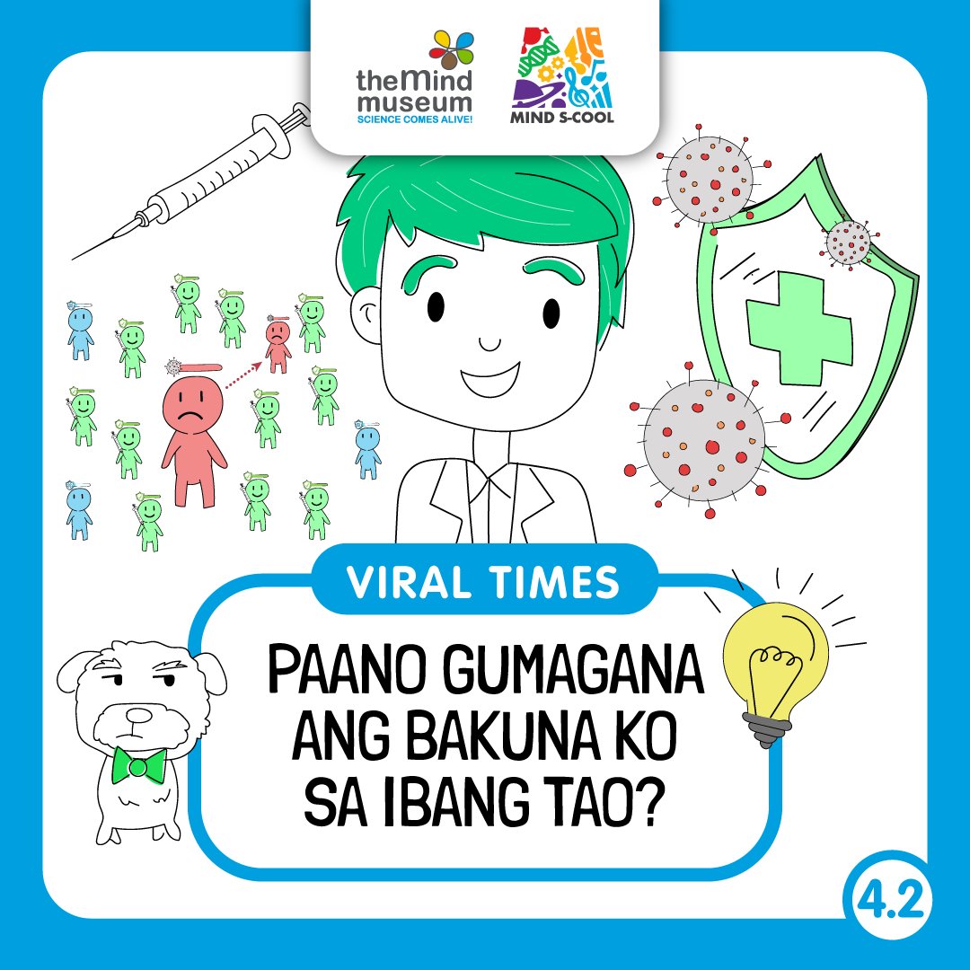 themindmuseum's tweet photo. #ViralTimes Issue #4.2
Alam mo ba na ang bakuna mo ay nakatutulong protektahan ang mga hindi pwedeng mabakunahan? Paano? Alamin ‘yan this week kasama pa rin si Maritess at Bro!
#TheMindMuseum #MindSCool #COVID19 #vaccines
sources: https://t.co/hvr9IOfOU3 https://t.co/WwKfLuX82E