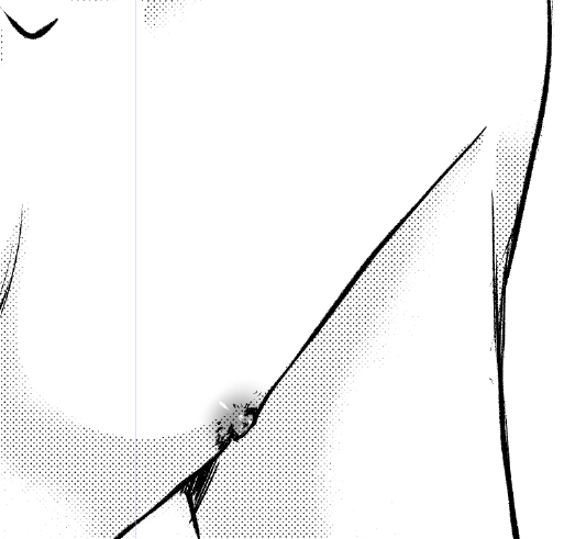 ちっさいコマなので、絶対潰れるとわかっていても、つい力を入れてしまった乳首をお納めください 
