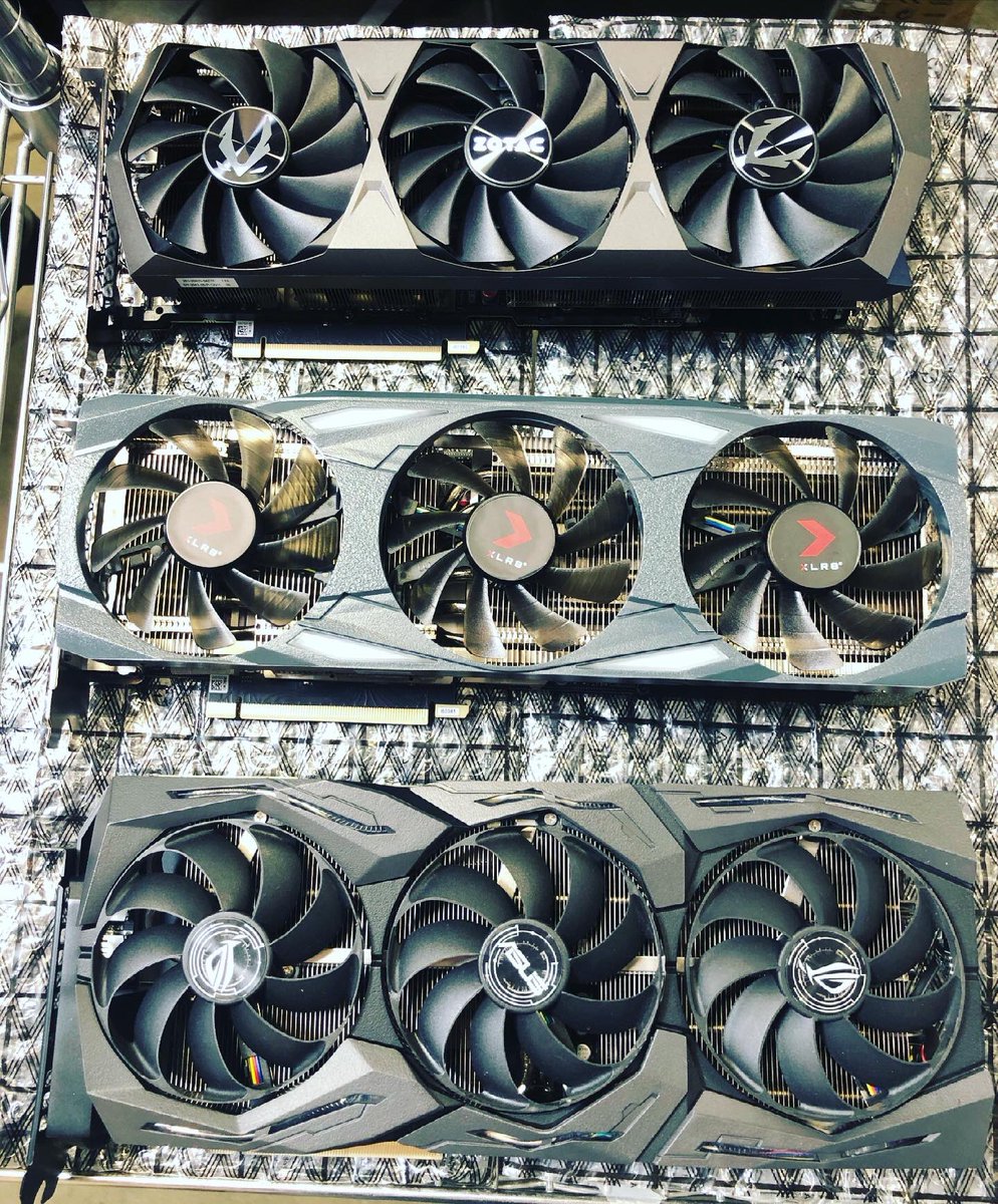 vfxtechnologies's tweet image. Half way into 2021 &amp;amp; GPUs are still in high demand!  Clients want them all &amp;amp; we’ll be building more workstations with them so stay tuned...
#rtx3070 #rtx3080 #rtx3090
#a5000 #a6000 #rtx4000 #rtx6000 #gpu 
#workstations #i7 #i9 #amd #multigpu #vfxtech
#vfxtechnologies 
@vfxtech
