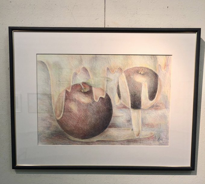 展覧会の受付に来ました!
今回は三点出展してます 