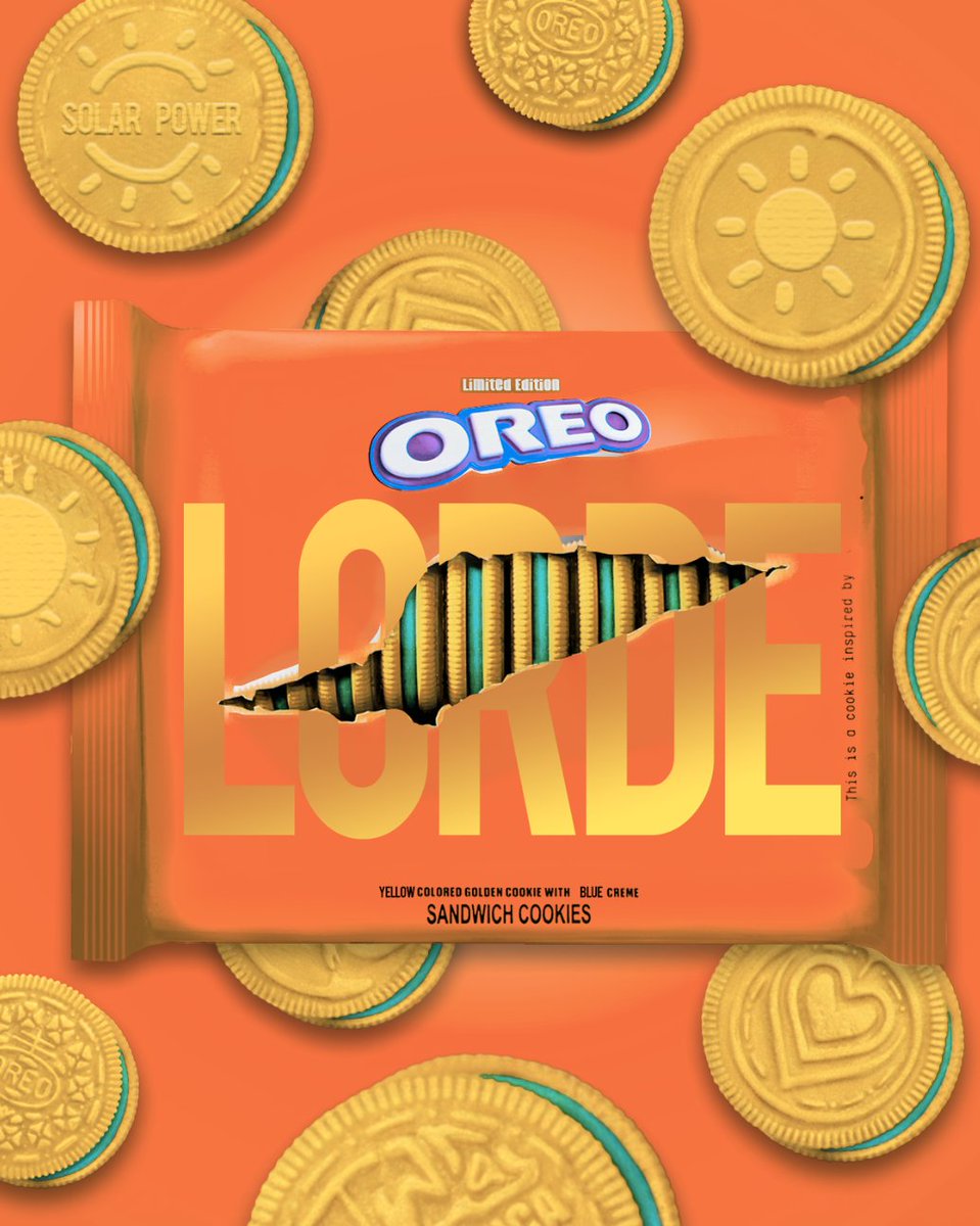 Jennifer Xiao On Twitter Babe What S Wrong You Ve Barely Touched Your Lorde Solar Power Oreos [ 1200 x 959 Pixel ]