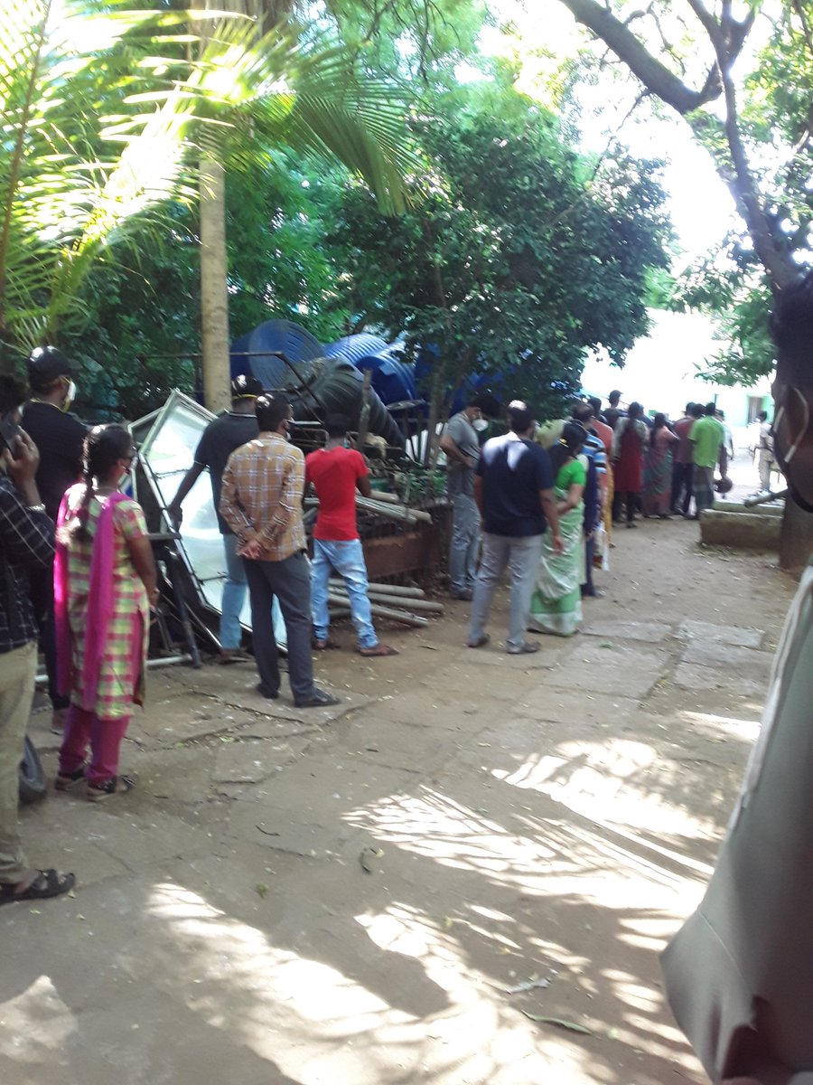 Co.Abishekapuram 18-44 vaccination crowd #trichy