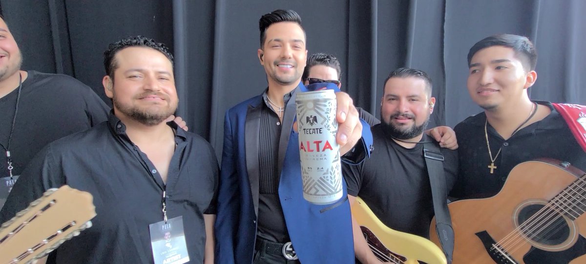 LuisCoronel's tweet photo. Si vieran qué felicidad regresar a los escenarios! Ya los extrañaba mucho!! Salud por eso!
How much do you enjoy the new Tecate ALTA #cervezasuprema?
#TecateAlta #CervezaSuprema #MexicoIsInUs #TecatePartner https://t.co/bo19DwByTW