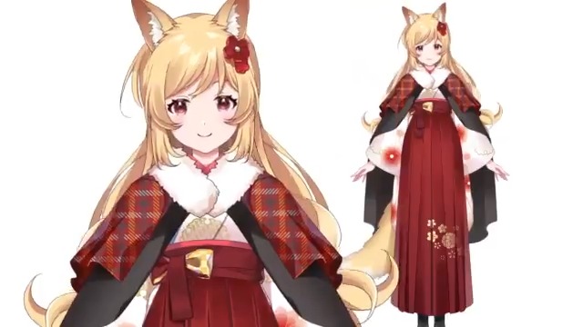 個人Vの狐好のんちゃん（@kokou_non）のデザイン＋Live2Dモデリングを