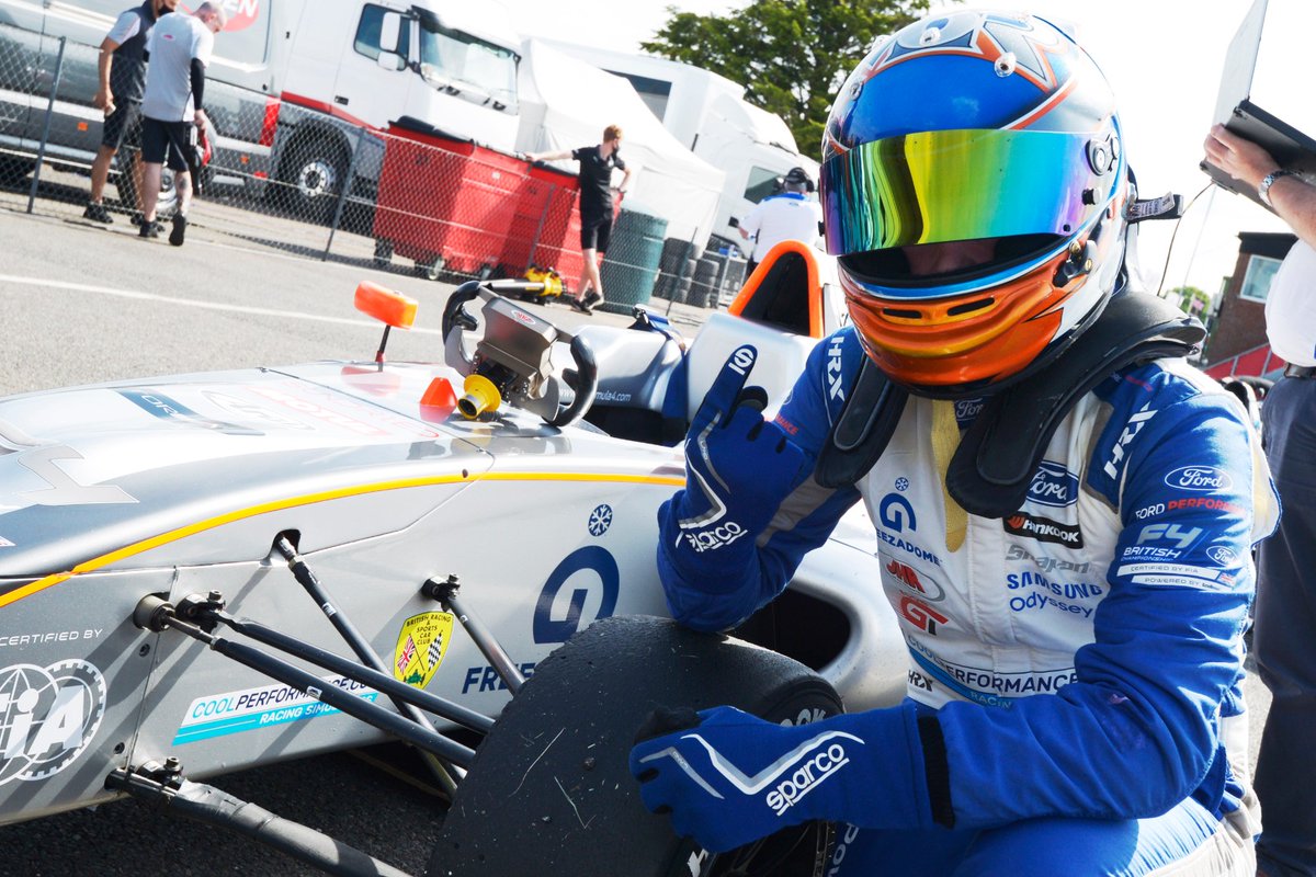 BritishF4's tweet image. So far, job done! 💪

Can #MatthewRees convert pole position into a maiden victory later this afternoon? 🏆👀

#BritishF4 | #FordPerformance