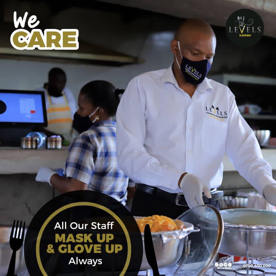 Am_Creezy's tweet photo. Practice SOPs with extreme seriousness... Keep your mask up at all times & avoid direct contact as much as possible.....
Given the nature of business at @LevelsKitchen, the staff wear Gloves as well for improved safety cuz #LevelsCares
Stay safe.. Get your Covid19 jab asap https://t.co/msjYEWBjXs