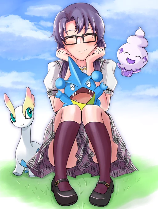 好きなポケモンと紗代子ちゃんを一緒に描きて〜ということで久しぶりにミリポケ描いた!超絶自己満
 #ミリポケ 