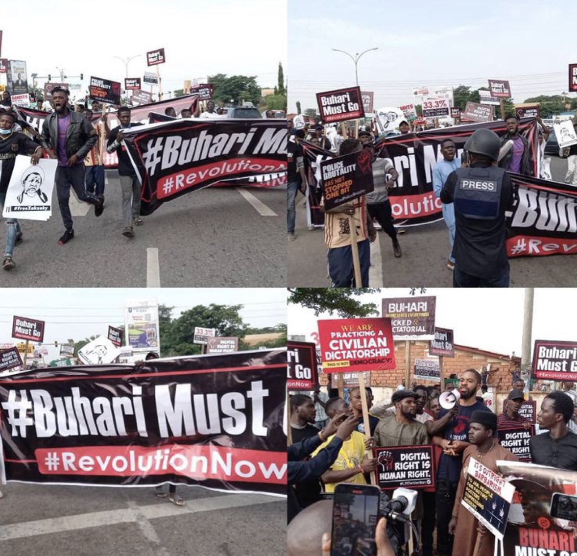 Gistloversblog1's tweet photo. #June12thProtest kicks off in Abuja https://t.co/An4lqyOwsH