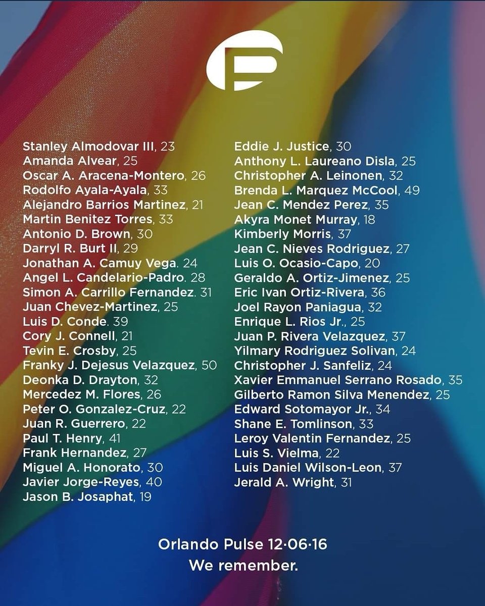 TRPNI's tweet photo. Five years ago today, the lives of 49 LGBTQ+ people were cut short by violence in #PulseNightclub, Orlando. Today, we remember them. 

We must work together to not let hate win and to keep dancing to the music of life. ♥️ https://t.co/561CCsXqmO https://t.co/zTkOCkdBcD