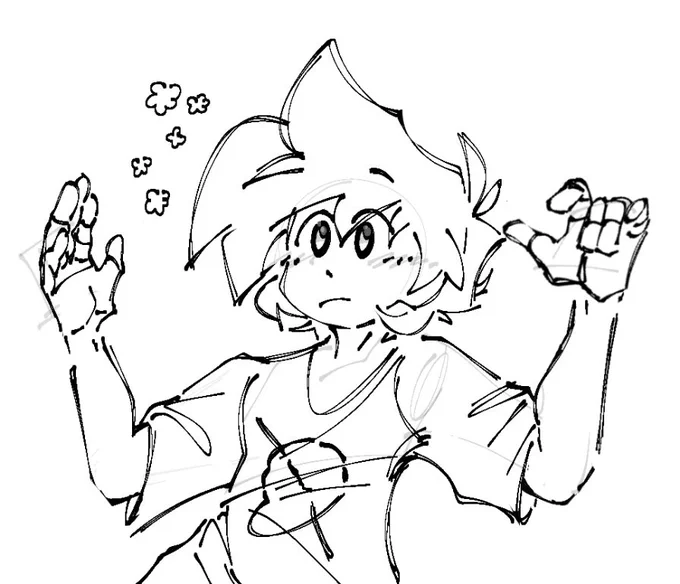 ah shit he turned into an anime boy 