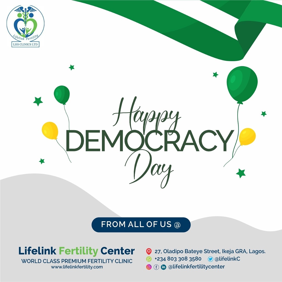 LifelinkC's tweet photo. Happy Democracy Day Nigeria. #June12 #DemocracyDay #Lifelinkfertility https://t.co/7BYQ5C4TkJ
