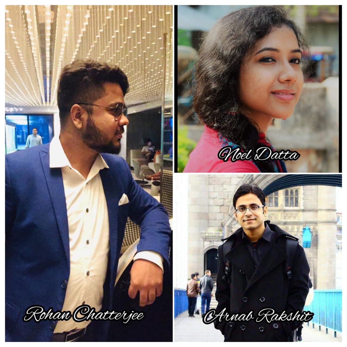 Meet the Judges of Week 4 (Global Music Collaborations) of Funlish Virtual Music Festival:-

Mr. Rohan Chatterjee, Ms. Noel Datta and Mr. Arnab Rakshit.

#funlish #funwithenglish #funlishvirtualmusicfestival #fvmf