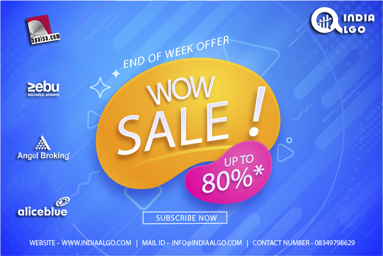 IndiaAlgo's tweet image. As Additional Benefits &quot;FREE DEMAT ACCOUNT&quot; facility available along with ALGO SOFTWARE SUBSCRIPTION. WhatsApp us on 8349798629 For More Details. 
#Indianalgo #algotrading #algosoftware #metatrader #algofrist #algo #tradingbyalgo #intradayalgotrading #freealgotrade