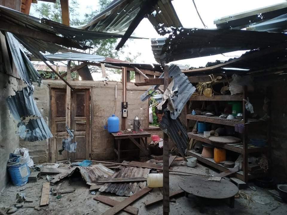 KoKoHtut3's tweet photo. People are houses in TANILALAI Village,#Demawso Tsp,Kayah State were destroyed by heavy artilleries fire with Terrorists military council on 11June,There have been many times such destroyed in Demawso.
#WhatsHappeningInMyanmar 
#June12Coup https://t.co/x1tQlDFXzS