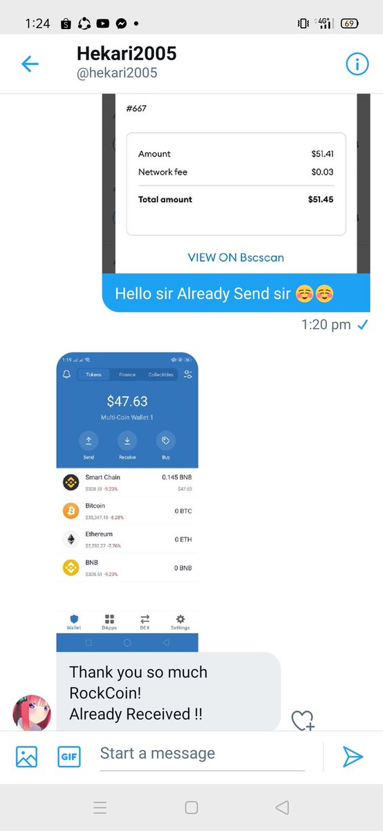 RockCoinFinance's tweet photo. Congrats to @hekari2005 last winner of $Rock Coin 1500 giveaway!
$50 worth of BNB !!
Please spread the words to all your friends about $Rock Coin!
#RockCoin #CryptoCoin #cryptocurrency #Crypto https://t.co/6sgh3BKtPZ