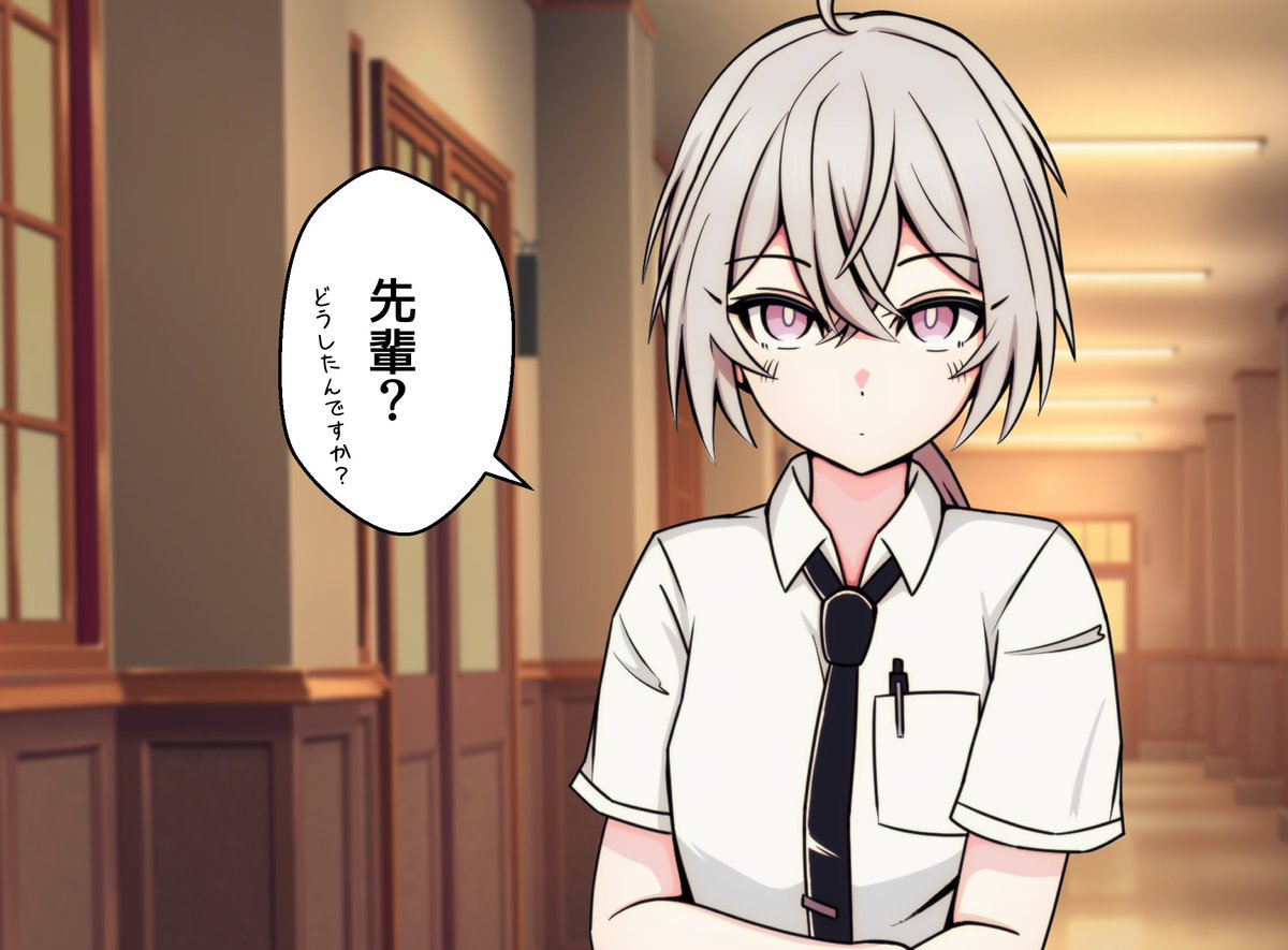暑くなってきたのでM200ちゃんに半袖を着てもらった絵を描いていたら幻覚が見えたので共有します。
#M200 #ドールズフロントライン 