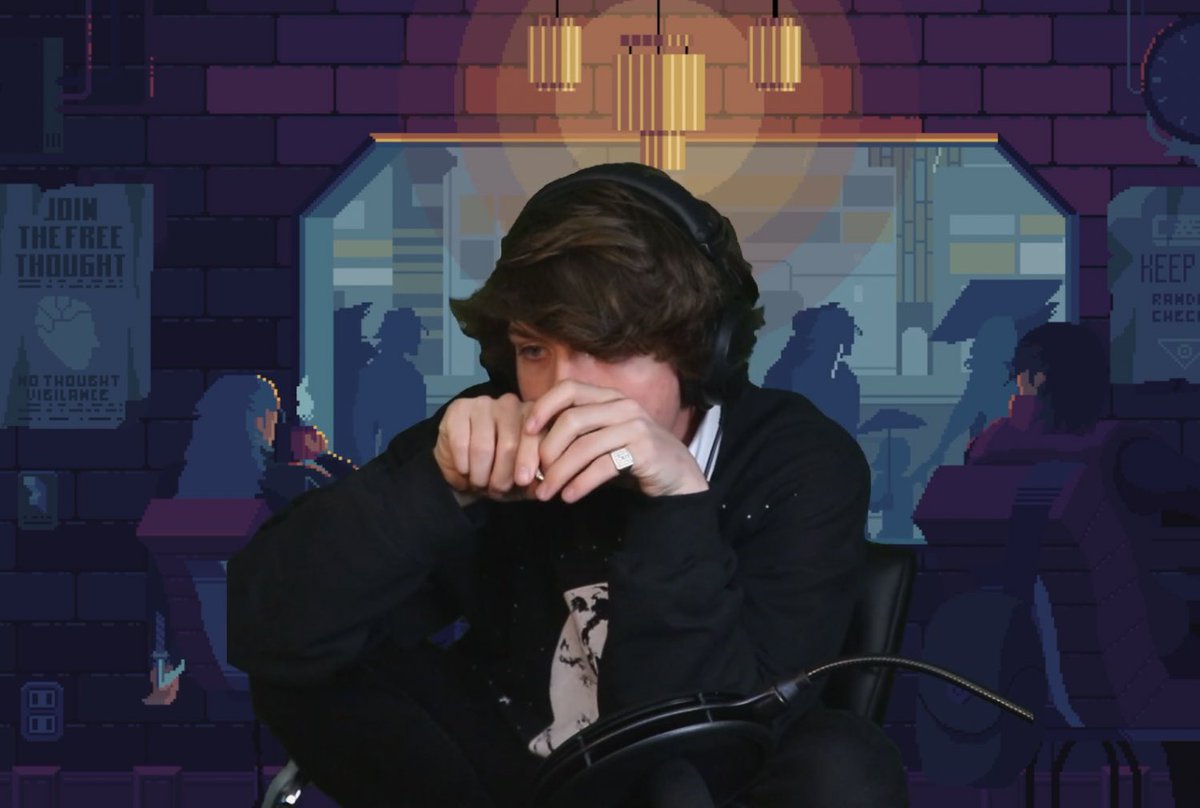 julesphantom's tweet image. missed his face