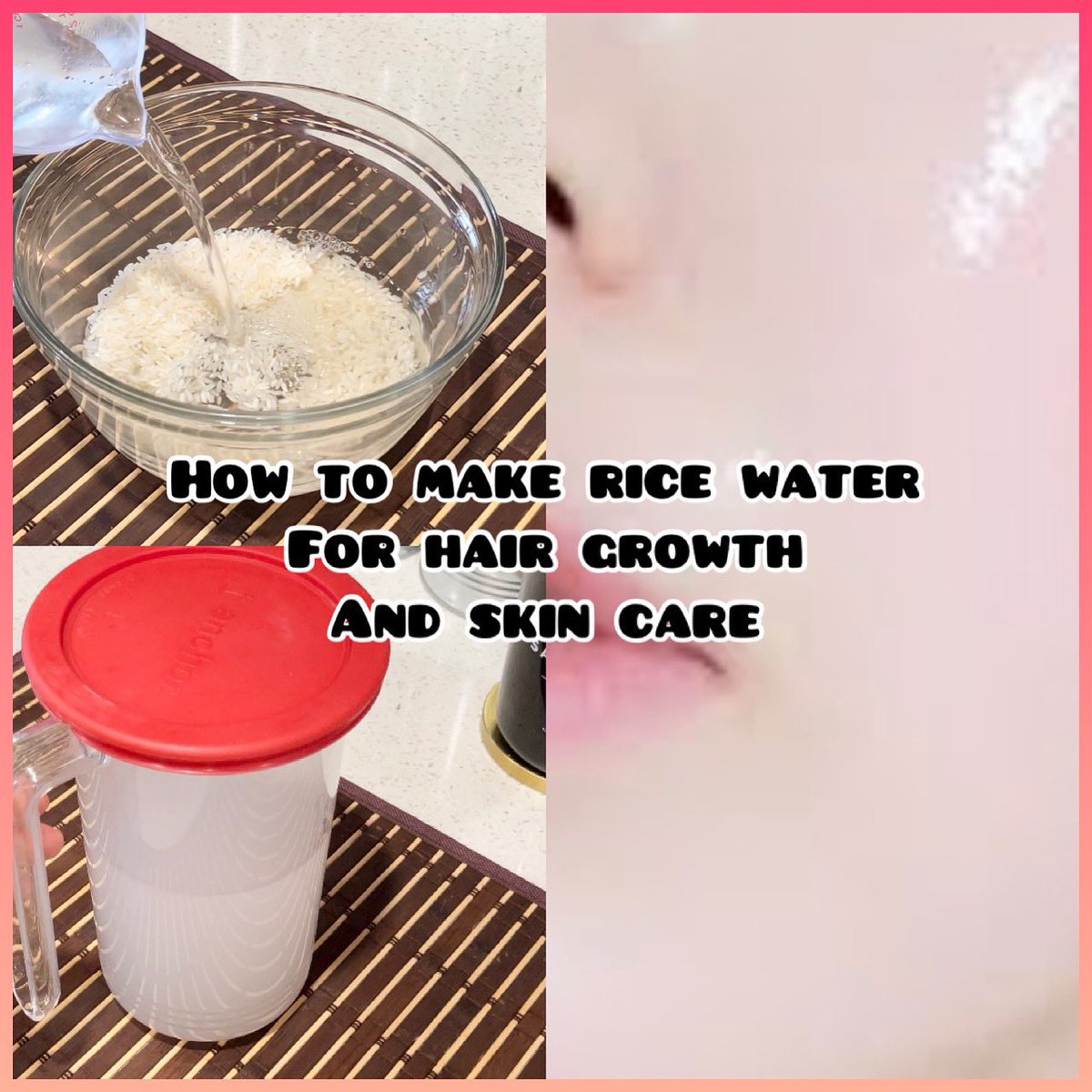 chefuziskitchen's tweet photo. #ricewater
#hairgrowth 
#skincare 
#beauty 
#homemade 
#checkitout https://t.co/IbzPelCYO3