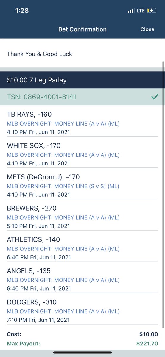 BrosWhoBet's tweet photo. Her me was my VIP baseball card today π€π₯π°β
also hit an UN and 2 -1.5s on different tickets to make a SOLID 10-0 on baseball !!! yall get in this VIP @ only 20$ for a month. #BrosWhoBet #GamblingTwiitter #Vippicks #VIP #VIPPARLAYS #ComeEat #702MoneyPicks https://t.co/M7OCbueGZH