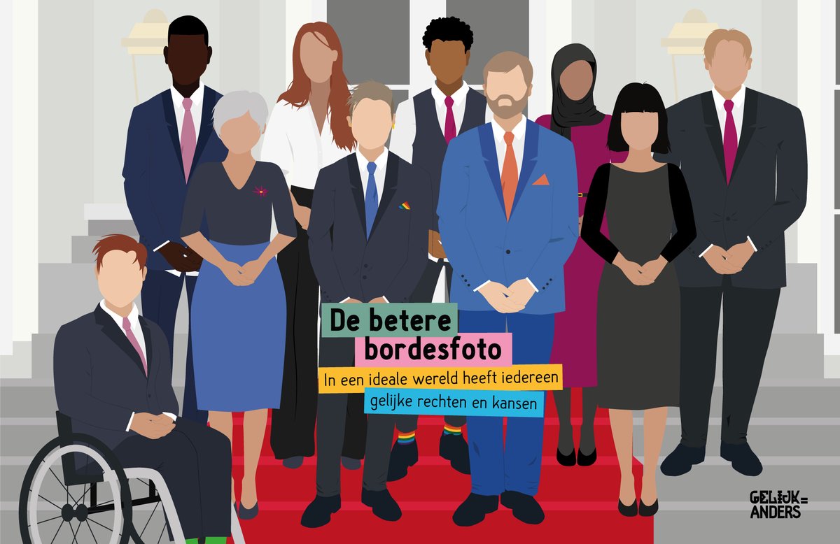 In de herhaling, mocht je onze vorige tweet gemist hebben 😉. We hebben een nieuwe datum voor onze activiteit! Dinsdag 15 juni zijn we te vinden op de Hofplaats in Den Haag tussen 11.00 en 14.00 uur. Tot dan of teken online:  gelijkisanders.jalt.nl 
#GelijkIsAnders #DeStraatOp