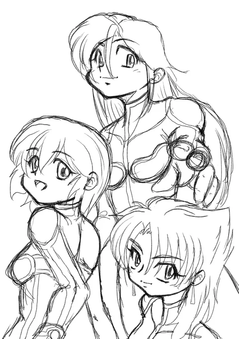 今日のお昼のお絵描き 