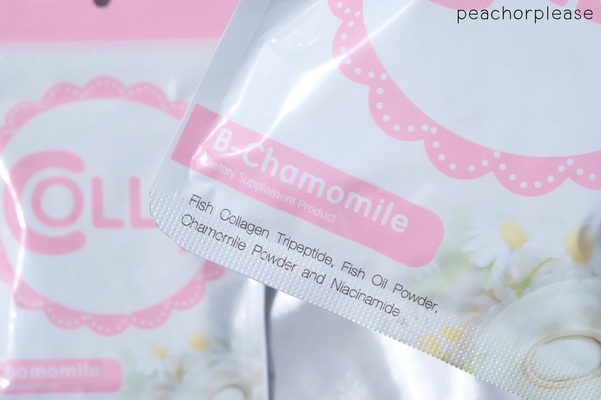 peachorplease's tweet image. ทุกคนนนนตัวนี้เป็นคอลลาเจนที่เจ๋งคือนางเป็น #คอลลาเจนนอนหลับ ของ #CollyBChamomile นอกจากจะช่วยให้ผิวกระจ่างใสสุขภาพดีแล้วยังช่วยให้นอนหลับสบายตื่นมาสดชื่นอีกด้วย นี่กินวันละเม็ดก่อนนอนแฮปปี้มากกก 💖 ซองนึงมี 30 แคปซูล 390฿