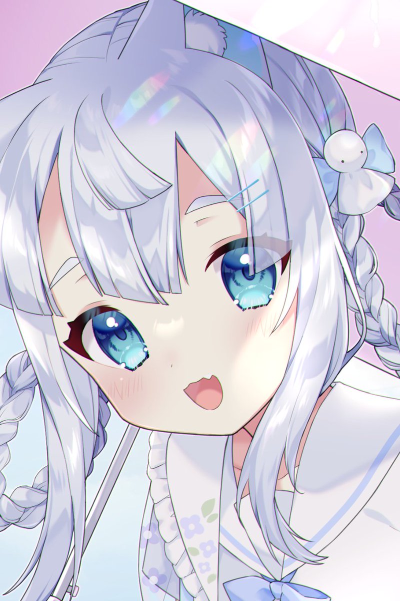 ぽた 7 26から水溜鳥さんガチイベ Snnr Sn E かわいいいいい すごい素敵 髪の毛のツヤツヤも日差しの虹色も綺麗 透け感も本当すごい 本当写真みたいな羽織ってる感じすごい 青セーラーに羽織り似合うねえ 紫陽花柄なのが 梅雨らしくて