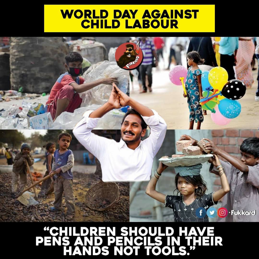 Say no to #childlabour #antichildlabourday ✊🏻☝🏻