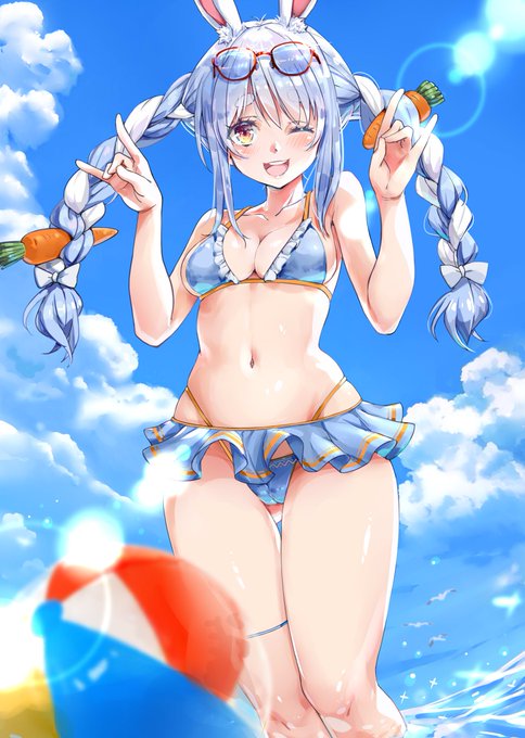 ぺこちゃん水着ぺこ～♡

#ぺこらーと 