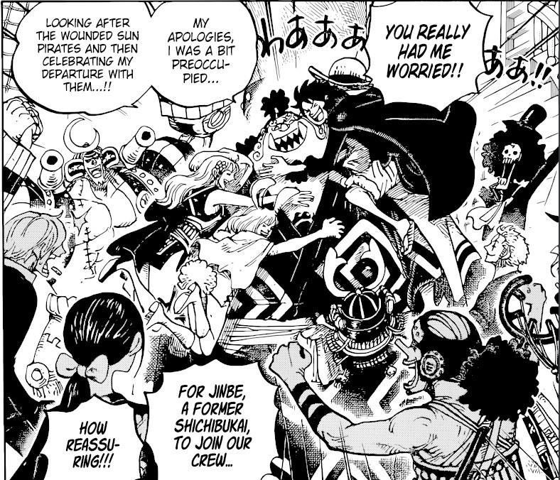 Fremragende Brawl Narabar Feral ✨ on X: "Here's a couple of quick thoughts on Jinbe and his position  in changing the portrayal of the Straw Hats within the story. Jinbe has  joined at a crucial