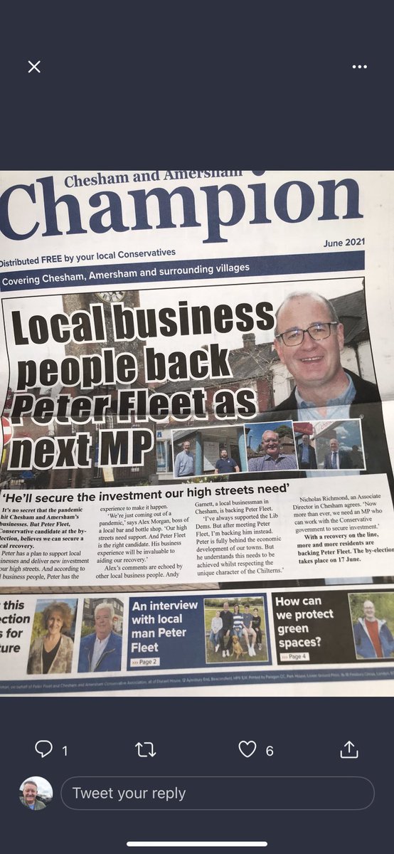 Conservatives attack Libdems for using Newspaper formats to canvas vote but then do it them selves?