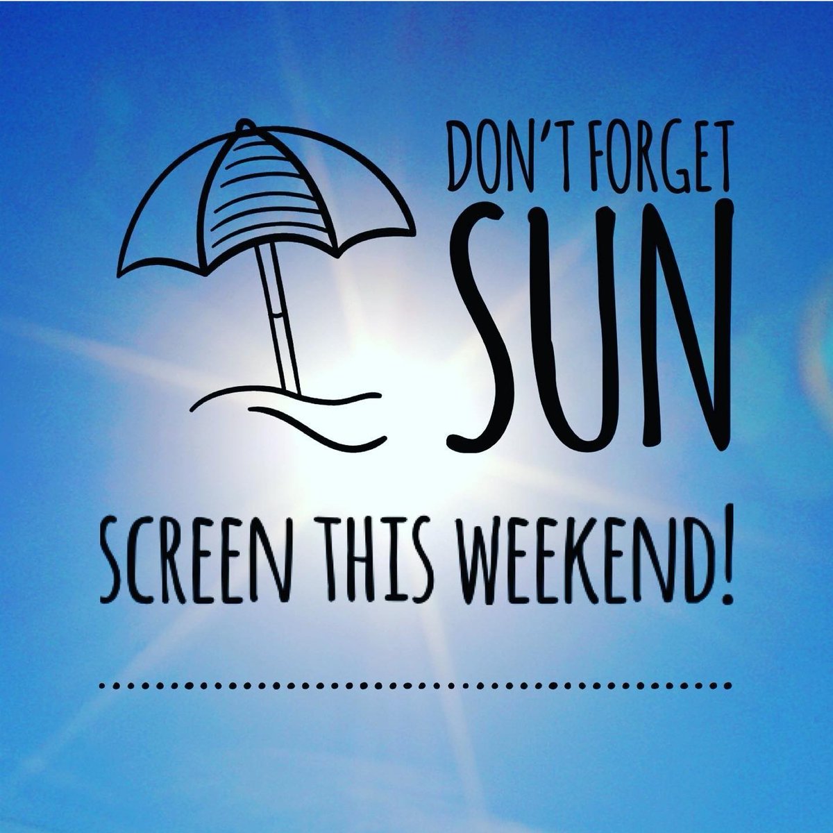 Have a great weekend. It's going to be a scorcher!