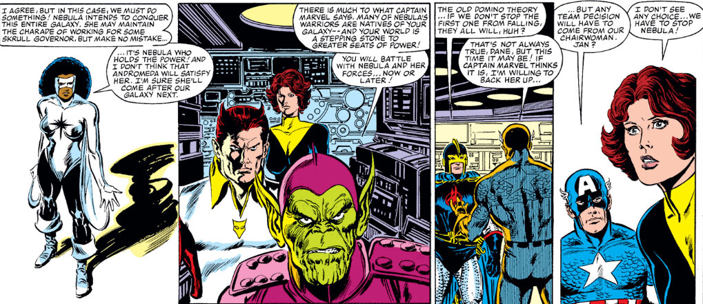 The Peerless Power Of Comics The Avengers Ally Themselves With The Skrulls Firelord And Even Thanos To Stop Nebula S Path To Conquest And At Their Side Stands The Beyonder What The Peerless Power Of Comics The Avengers Ally Themselves With The Skrulls Firelord And Even Thanos To Stop Nebula S Path To Conquest And At Their Side Stands The Beyonder What