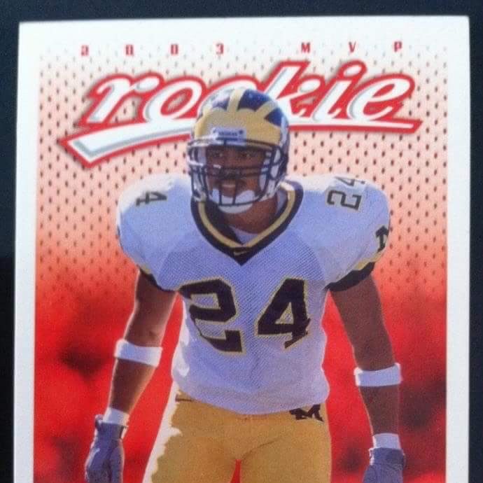 G6Arron's tweet photo. After a great call from @PlayerProMorgan & @19Bellamy i am beyond blessed to receive an offer from @UMichFootball my 4th overall and 1st from the Big10 this 1 here is dear to my heart as my cousin R.I.P Charles Drake #24 played from 99-03 & was a NFL Draft Pick God is goodπππ½ππ½ https://t.co/u2BeFEdpGm