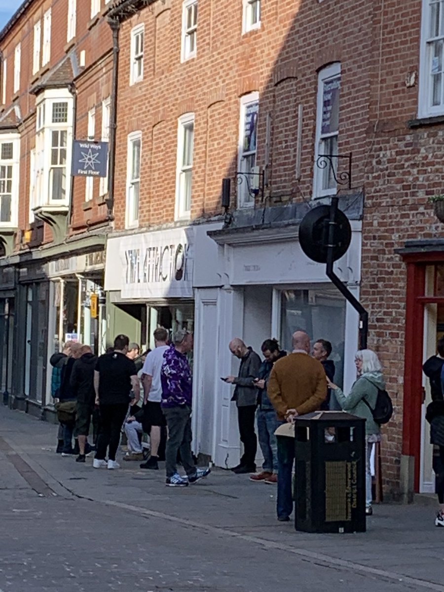 It’s #RSD21 and time to queue again vinyl different town today Newark