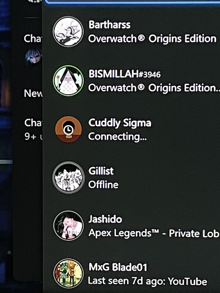 Every single person in this party has me muted 😞😞