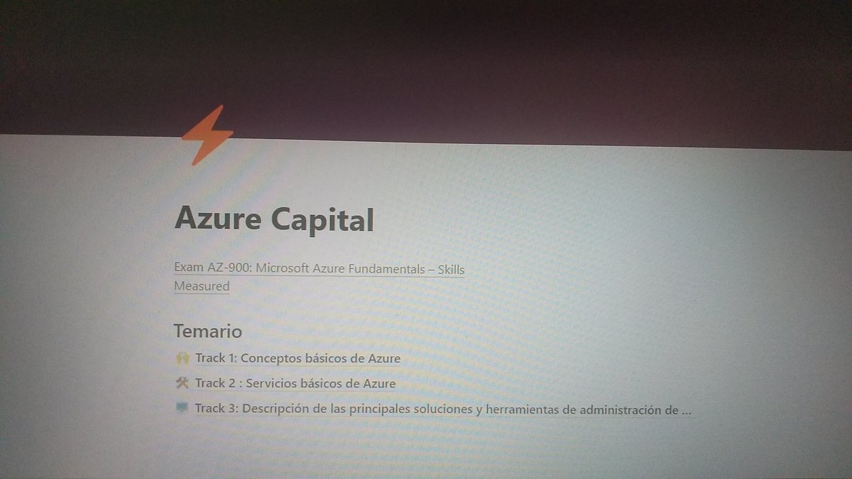 FanyEst93829757's tweet photo. Culminando los tracks del dia de hoy del #AzureCapital 
Excelente repaso de los módulos para la certificación de Azure Fundamentals a manos de  @imonsh @FerroRodolfo y Roberto Cabezas 💯💕

Nos vemos mañana
#InnovaccionVirtual
#AZ900
#AzureCapital https://t.co/l9NkywdYCM