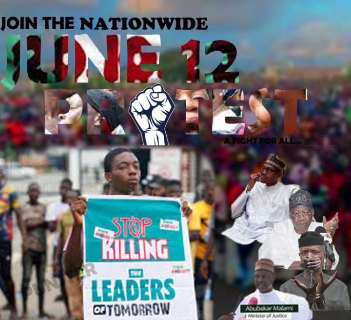 Let's pray for the safety of our brothers and sisters that are going out make our voices heard today❤️❤️
#June12thProtest 
#BuharMustGo 
#EndSARS 
#EnoughIsEnough 
#WeAreTired 
#FixNigeria