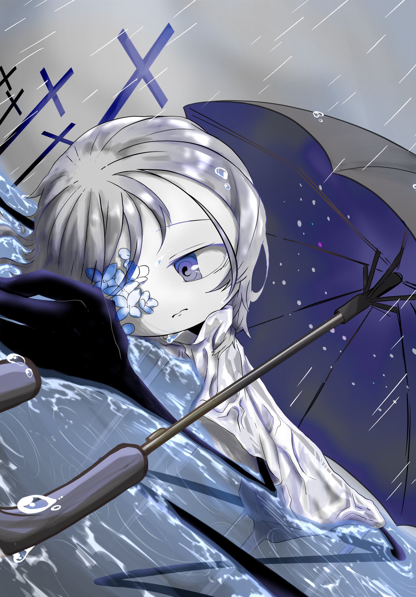 Mahiro Oscイラスト部門 オリ棒 イラスト 雨天の幽霊 参加させていただきます よろしくお願いします O O T Co K17uqopy8n Twitter