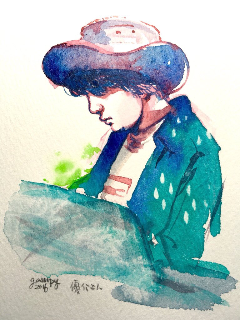 めんこを数えながら歩いていてイヌを踏んでしまい、咬まれてしまう、よしあき少年。実話。 